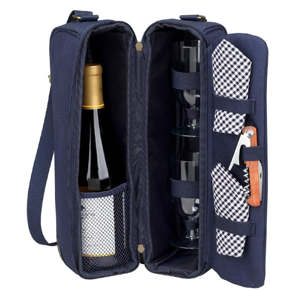 Custom Premium luxury Portable Wine Tote Bag 2