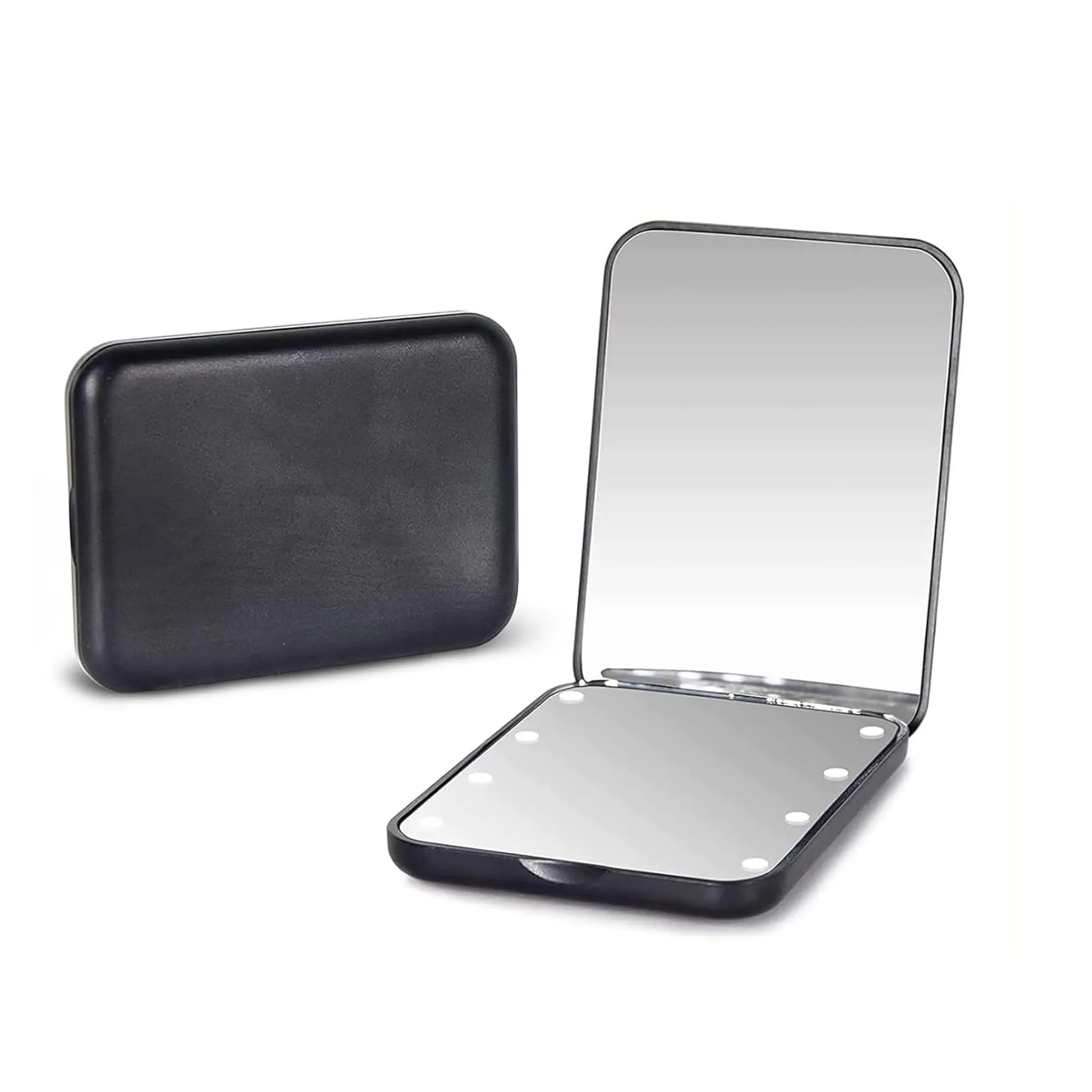 1X/2X Magnification LED Travel Makeup Mirror 5