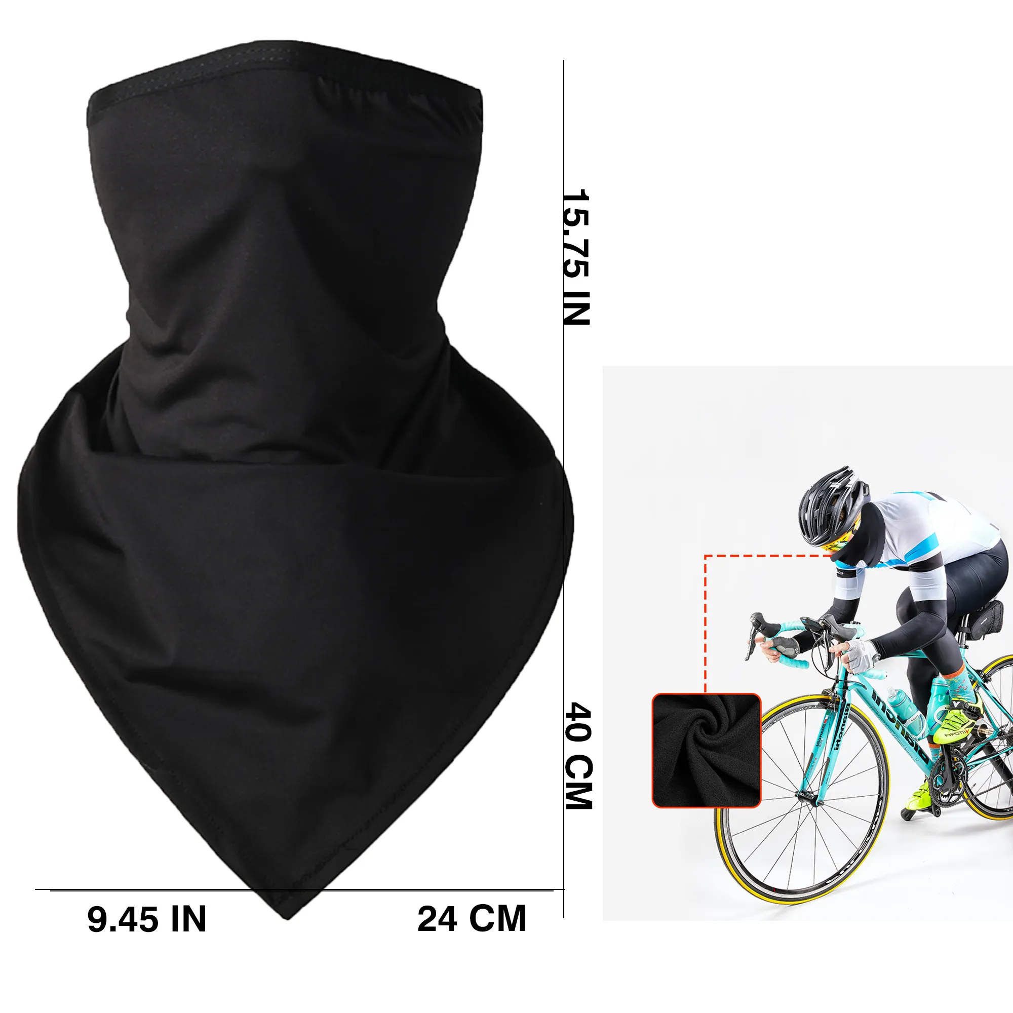 Ice Silk Ear-Loop Triangle Face Cover 3