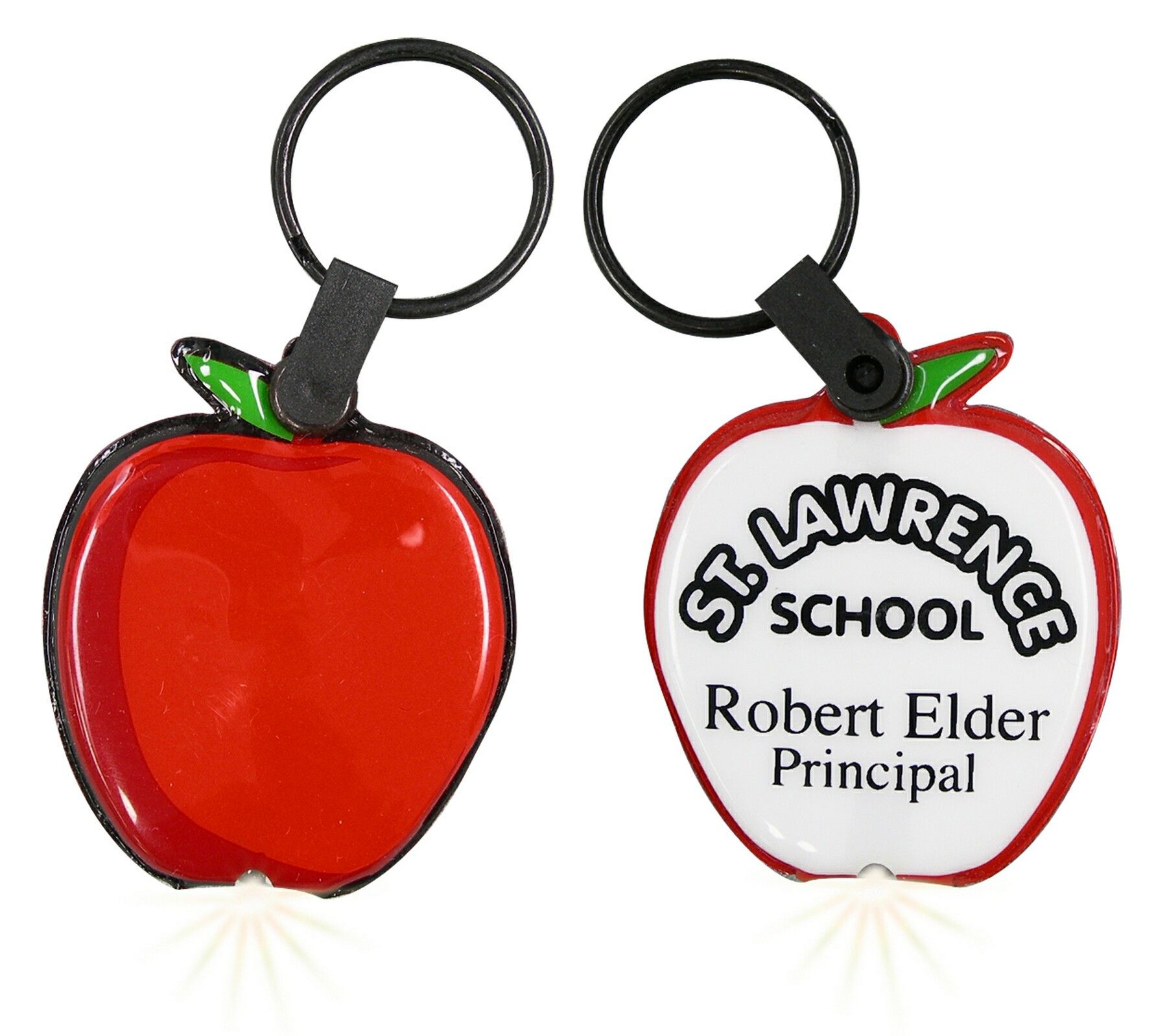 ShapeLights™ Color-A-Shape Key Ring Flashlight (Apple) 2