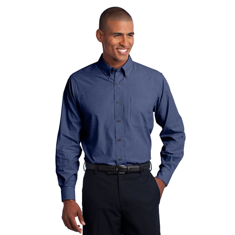 Port Authority Crosshatch Easy Care Shirt. 8