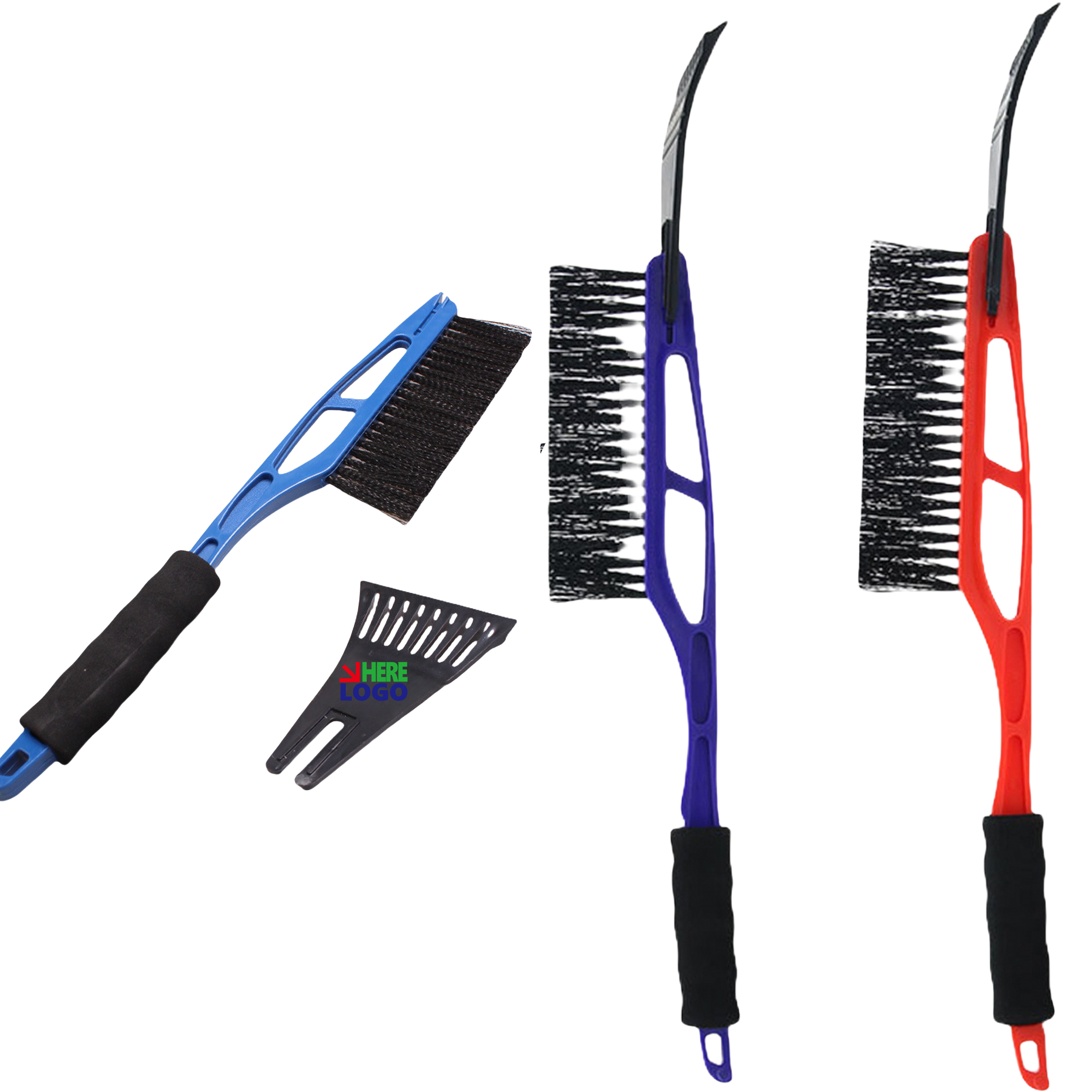 Promotional 2-in-1 Ice Scraper Snow Brush Gifts 2