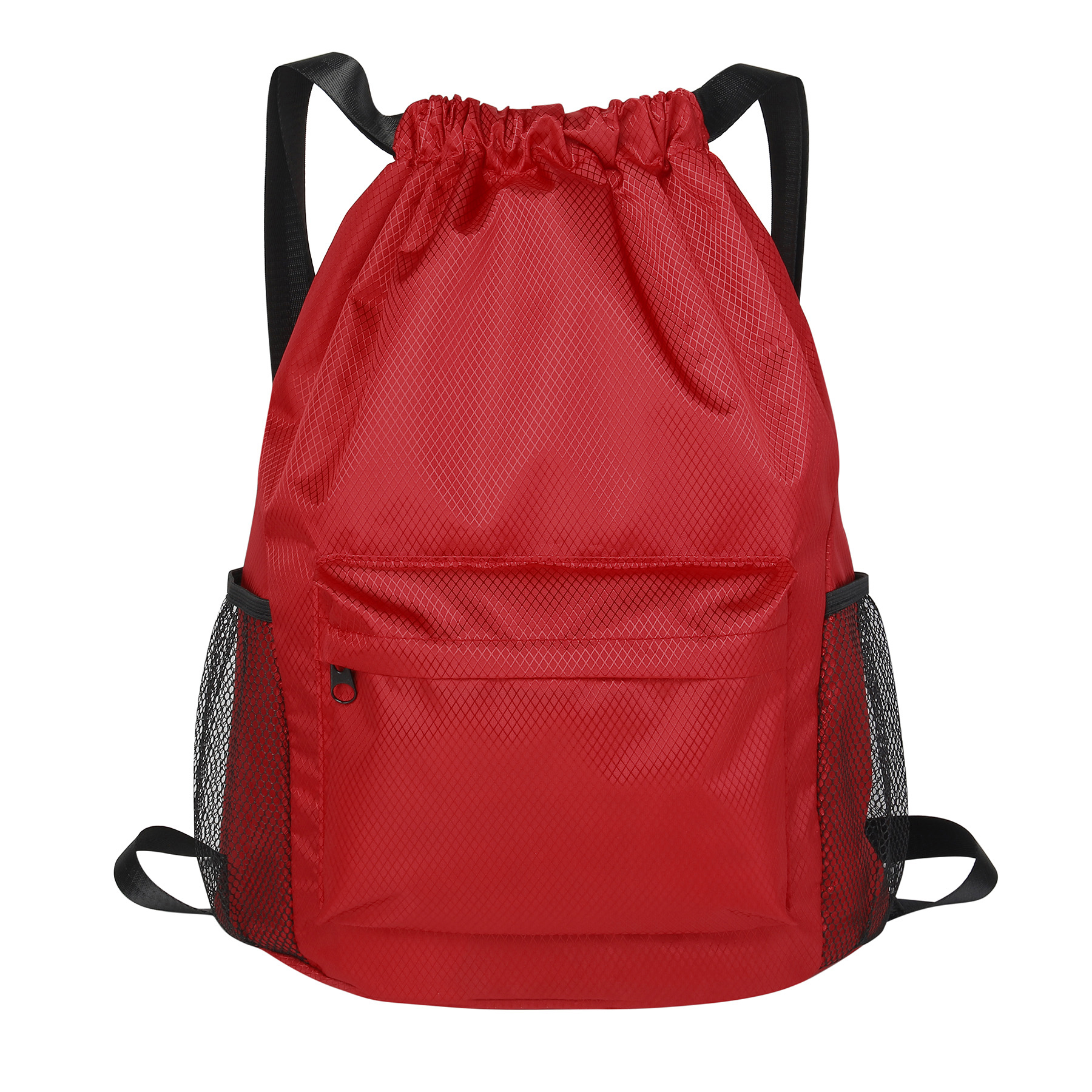 Waterproof Drawstring Backpack With Mesh Pockets 17