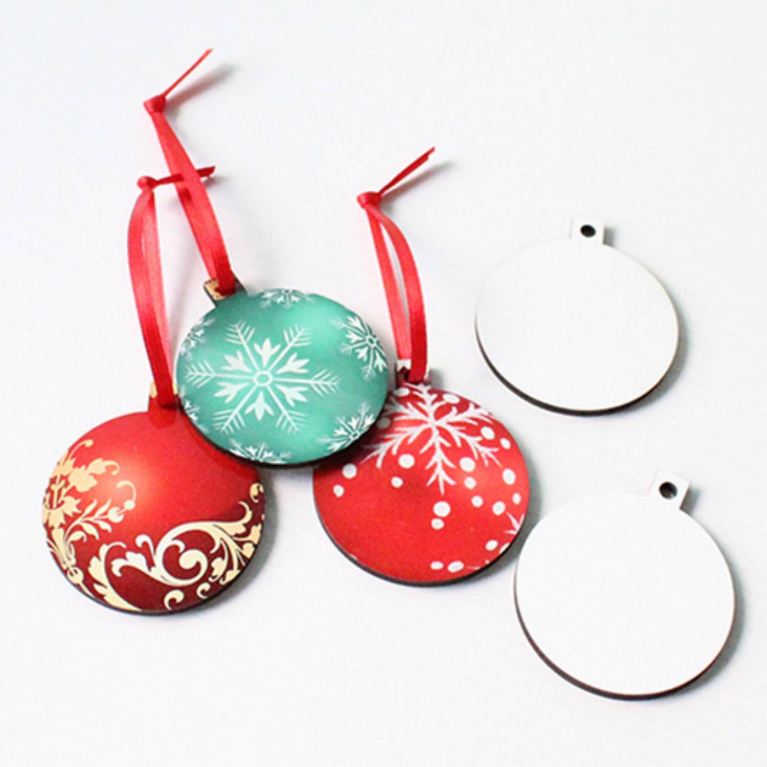 Woodblock Print Christmas Ornament – Artistic Holiday Decor 3