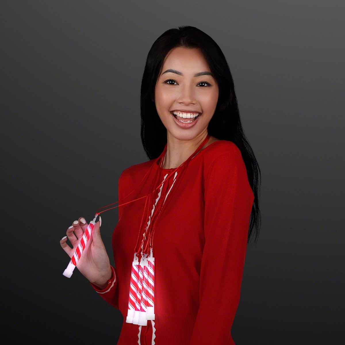 6 inch Candy Cane Glow Sticks 3