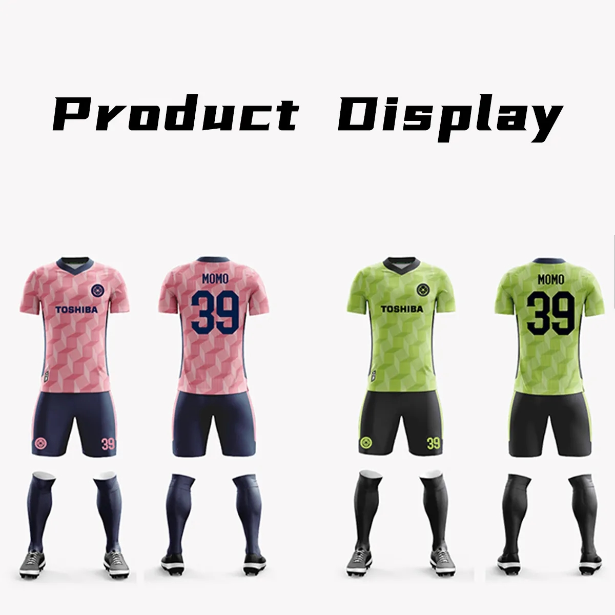 Customize Soccer Team Uniform with Any Name Number Logo 3
