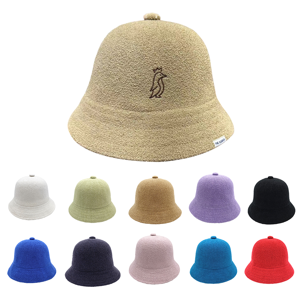 Custom Embroidered Bermuda Casual Terry Cloth Bucket Hat 2