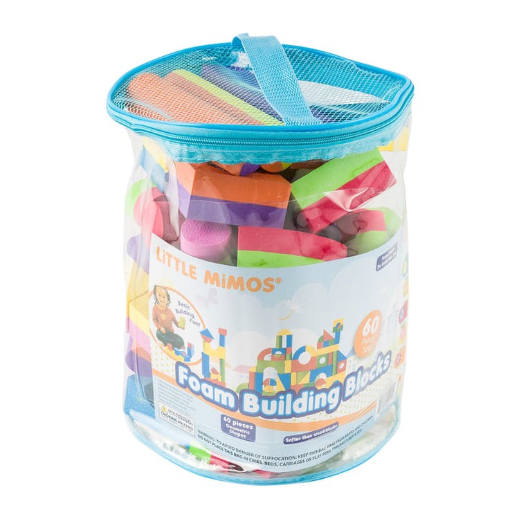 Foam Building Blocks Sets - 60 Pieces Ages 3+ 1