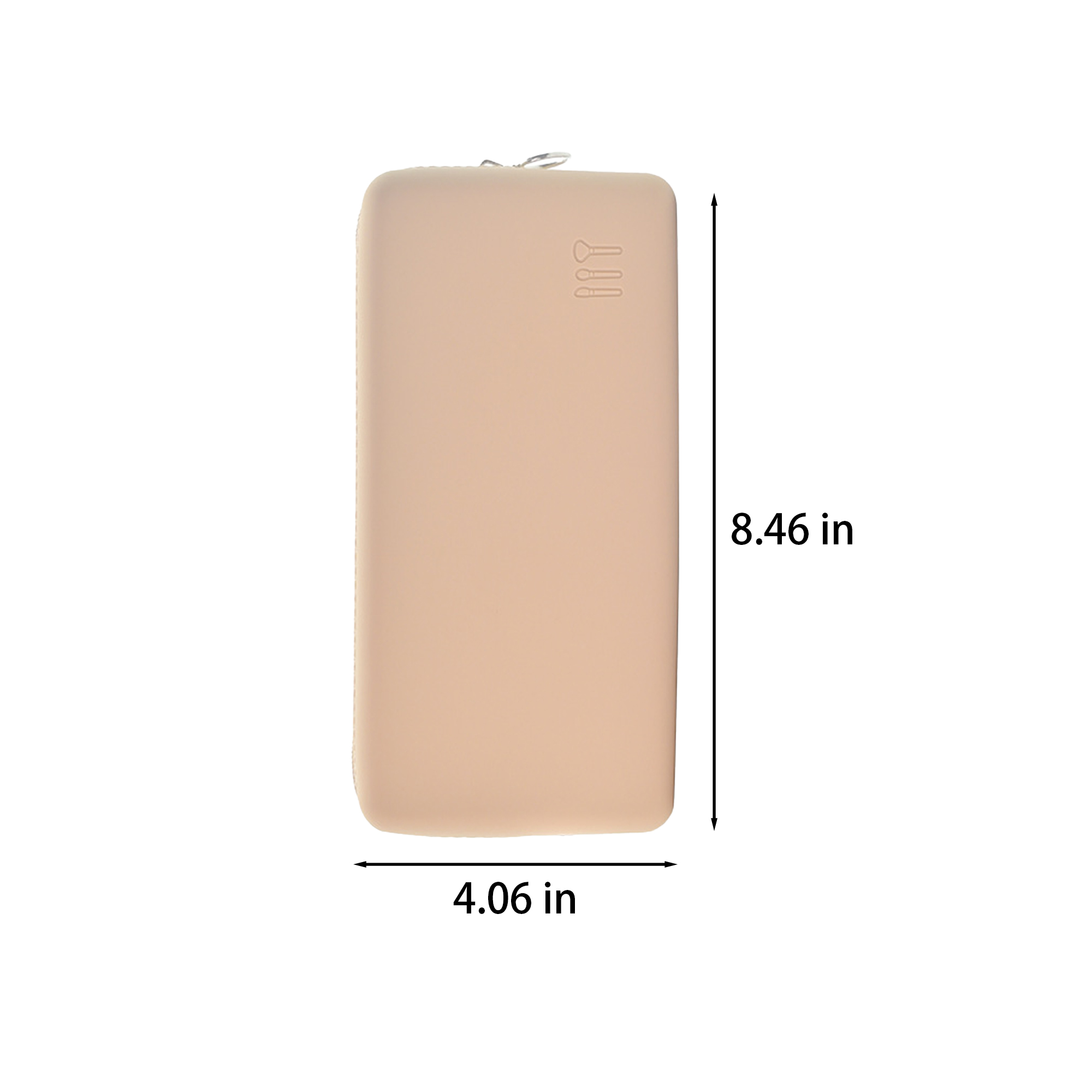 Silicone Large Capacity Outdoor Travel Zipper Makeup Bag 7