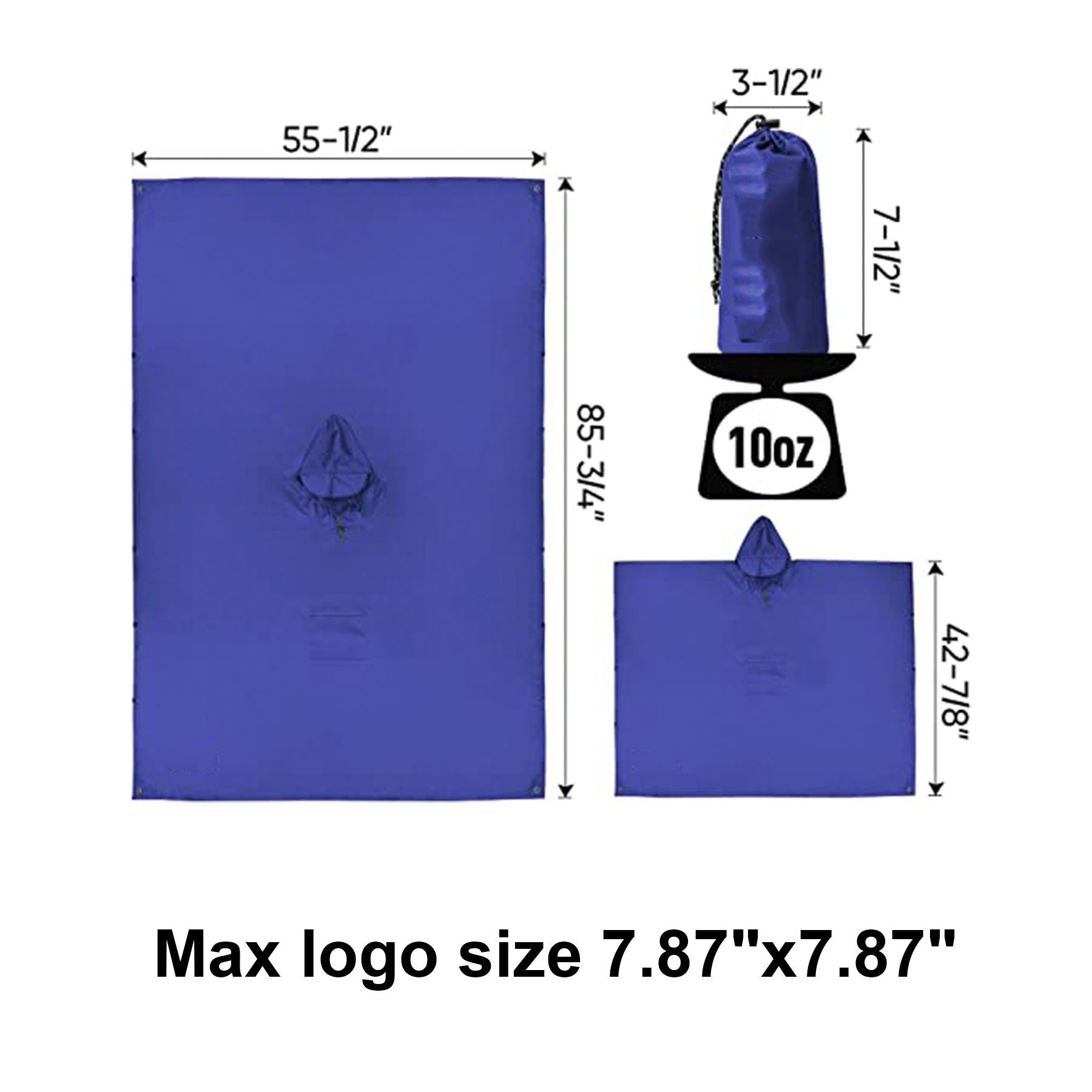 Waterproof Lightweight Unisex Raincoat with Pocket 4
