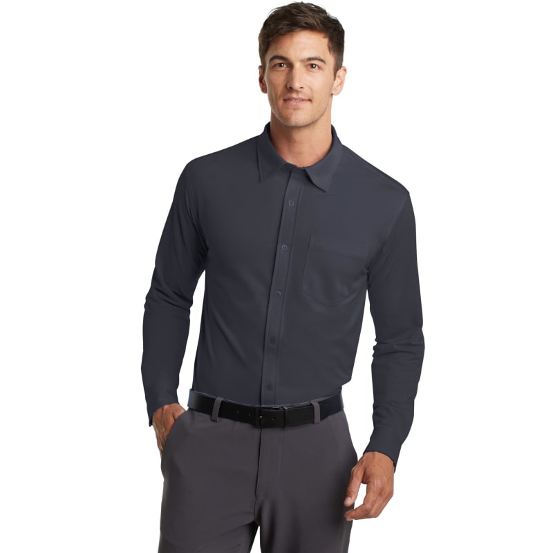 Port Authority Dimension Knit Dress Shirt. 36