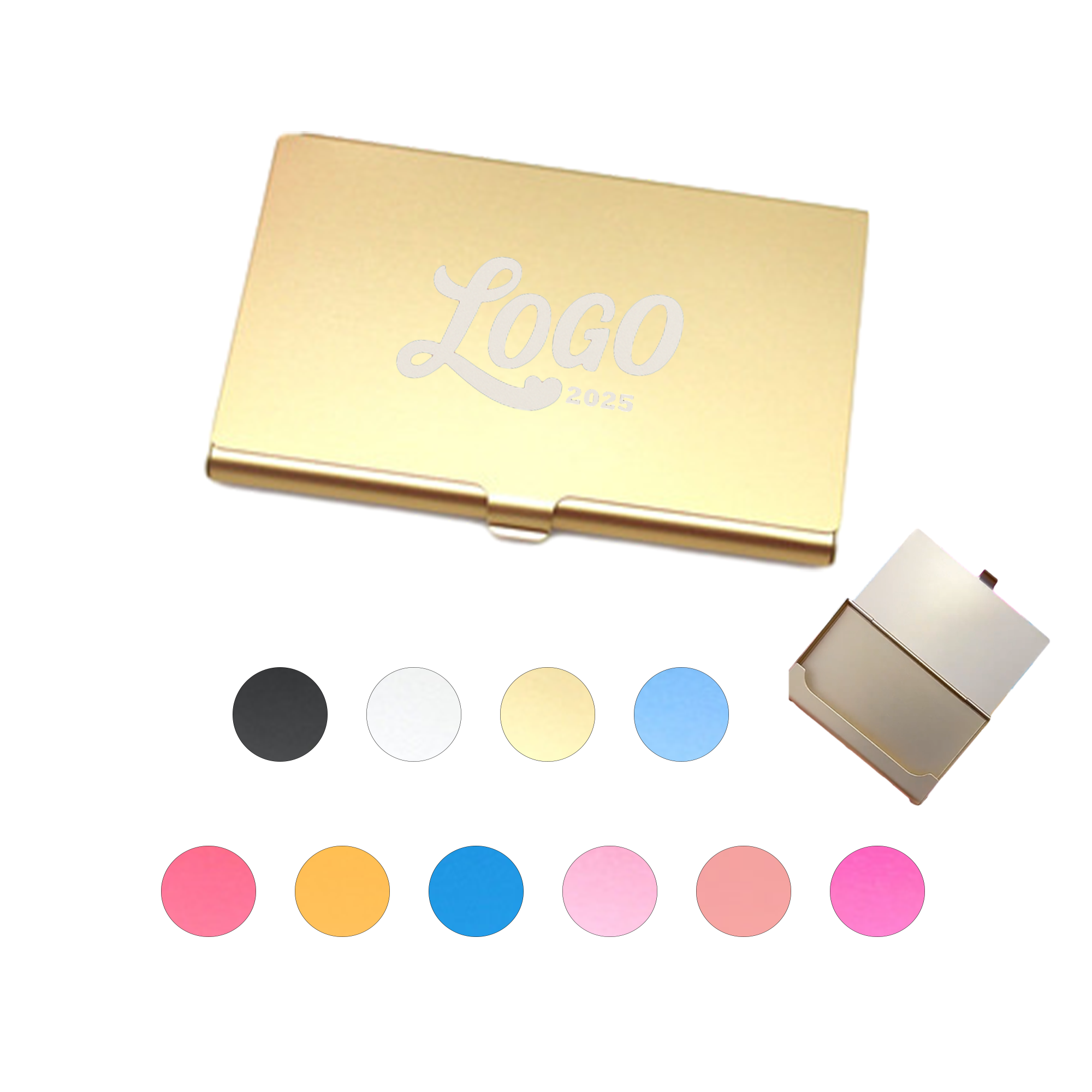 Aluminum Alloy Business Card Box 3