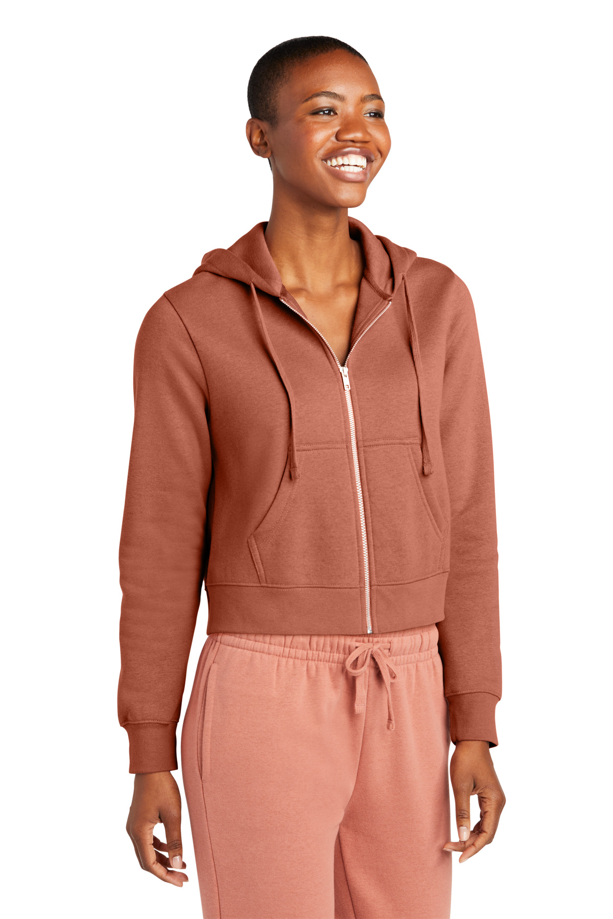 District Women's V.I.T. Fleece Full-Zip Hoodie DT6103 37