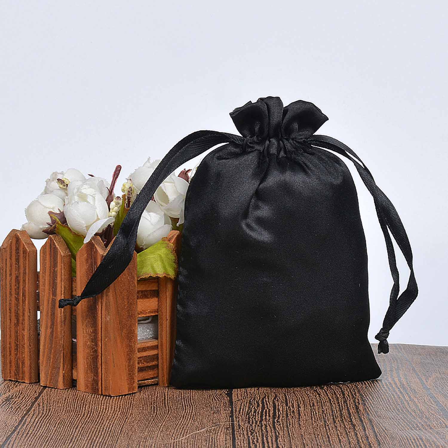 Satin Gift Bags Jewelry Drawstring Pouch 6