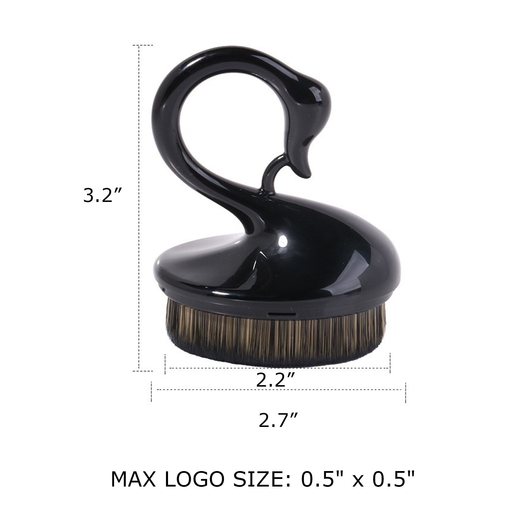 Swan Shape Foundation Makeup Brush 2