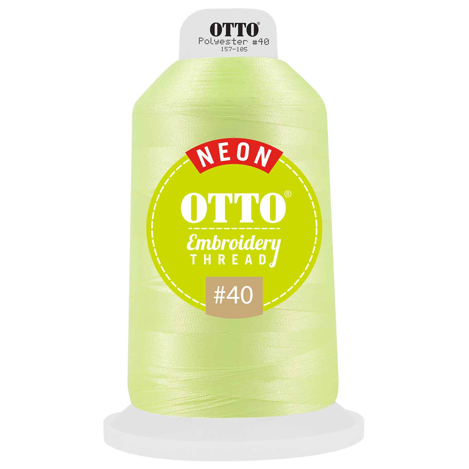 OTTO Embroidery Neon Thread #40 5,500 yd. King Cone