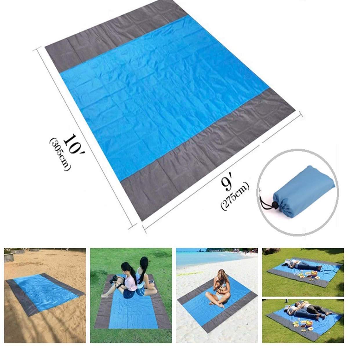 Sand Free Beach Mat 3