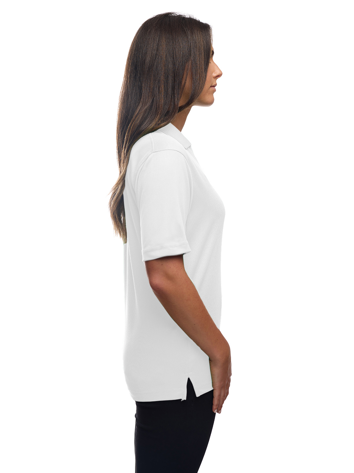 Blue Generation - Women's Pocketless Wicking V-Neck Polo 56