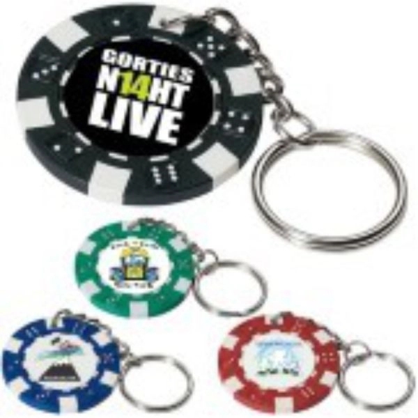 Poker Chip Key Chain