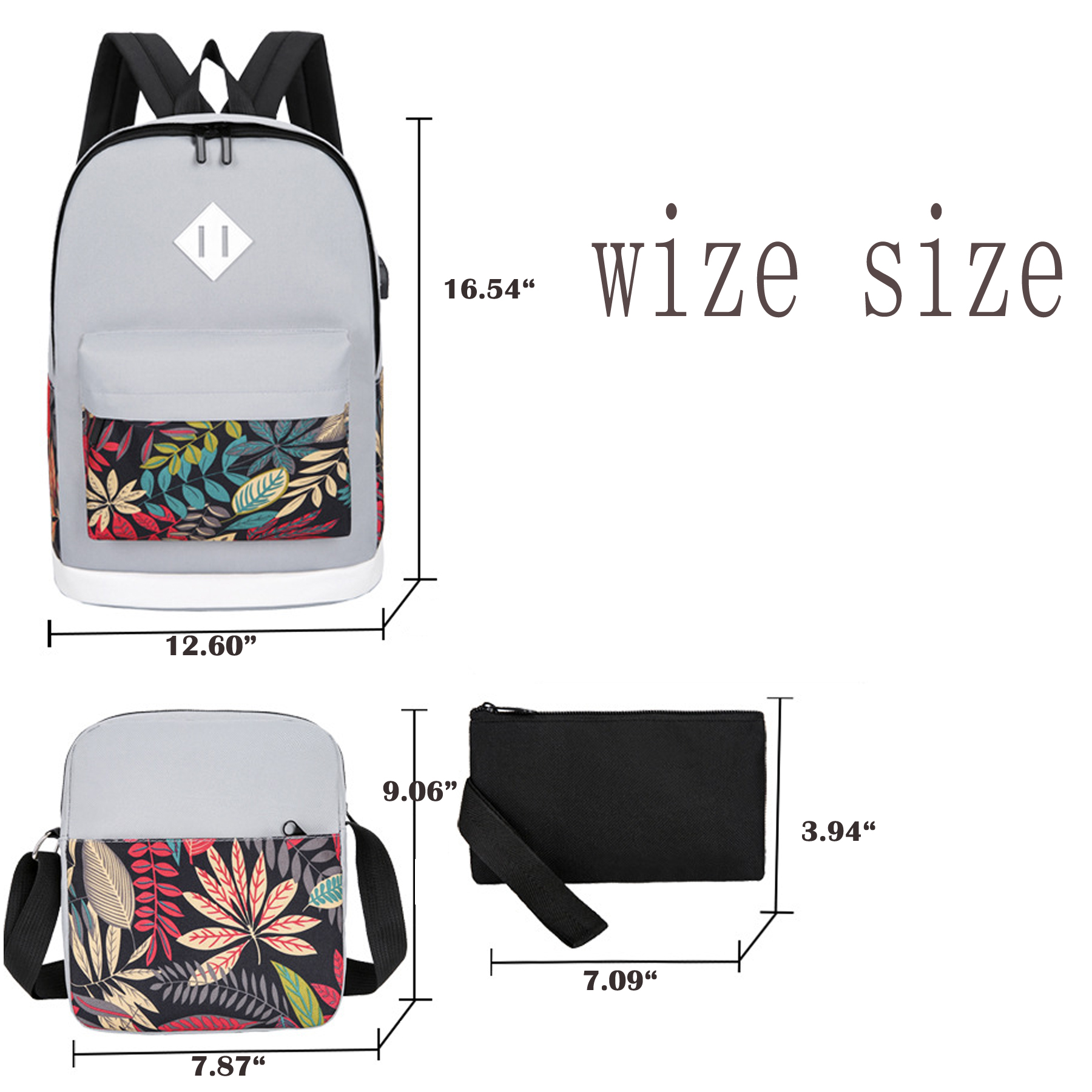 3-in-1 Business Laptop Backpack Set 5