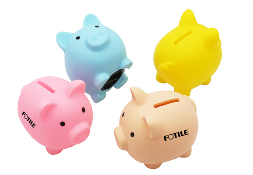 Pink piggy bank 3