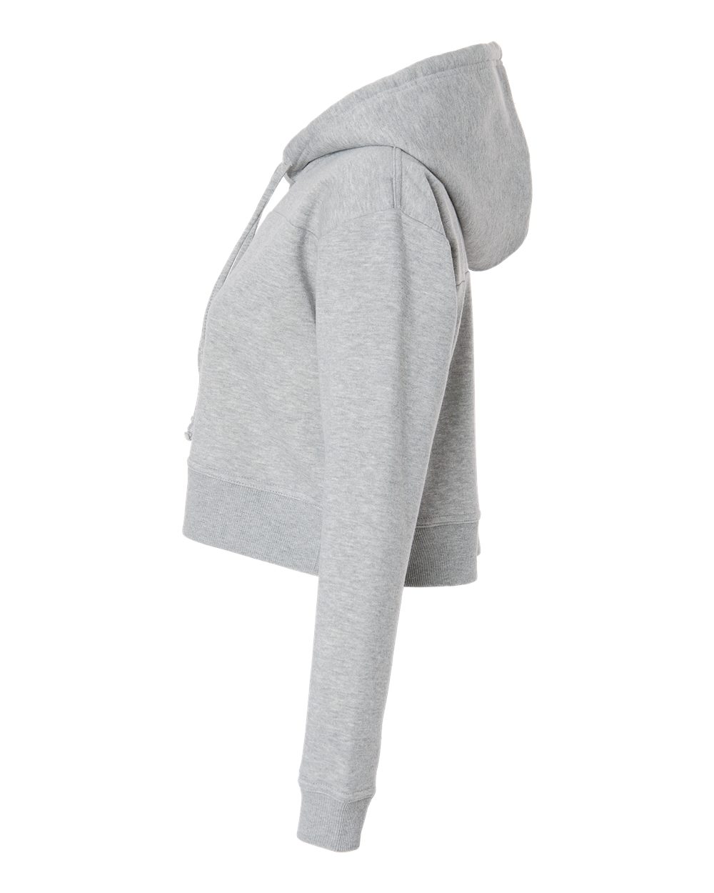 Women's Cropped Fleece Hooded Sweatshirt - BW5404 34