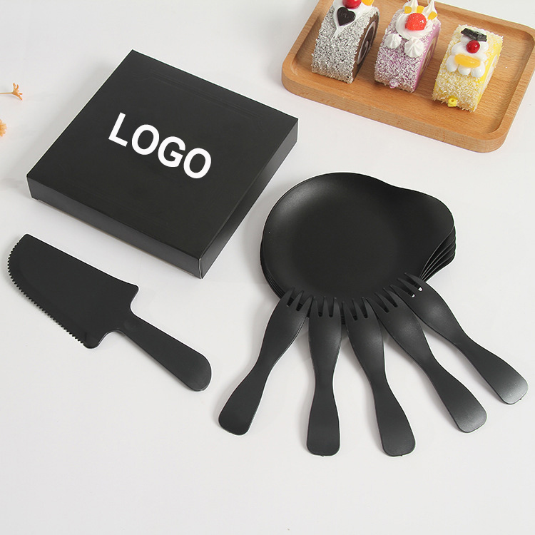 Disposable Plastic Cake Cutlery Set 4