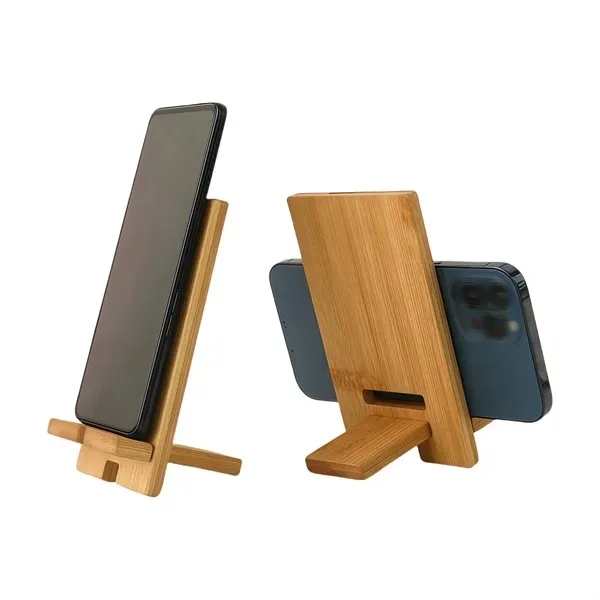 Bamboo Phone Stand 2