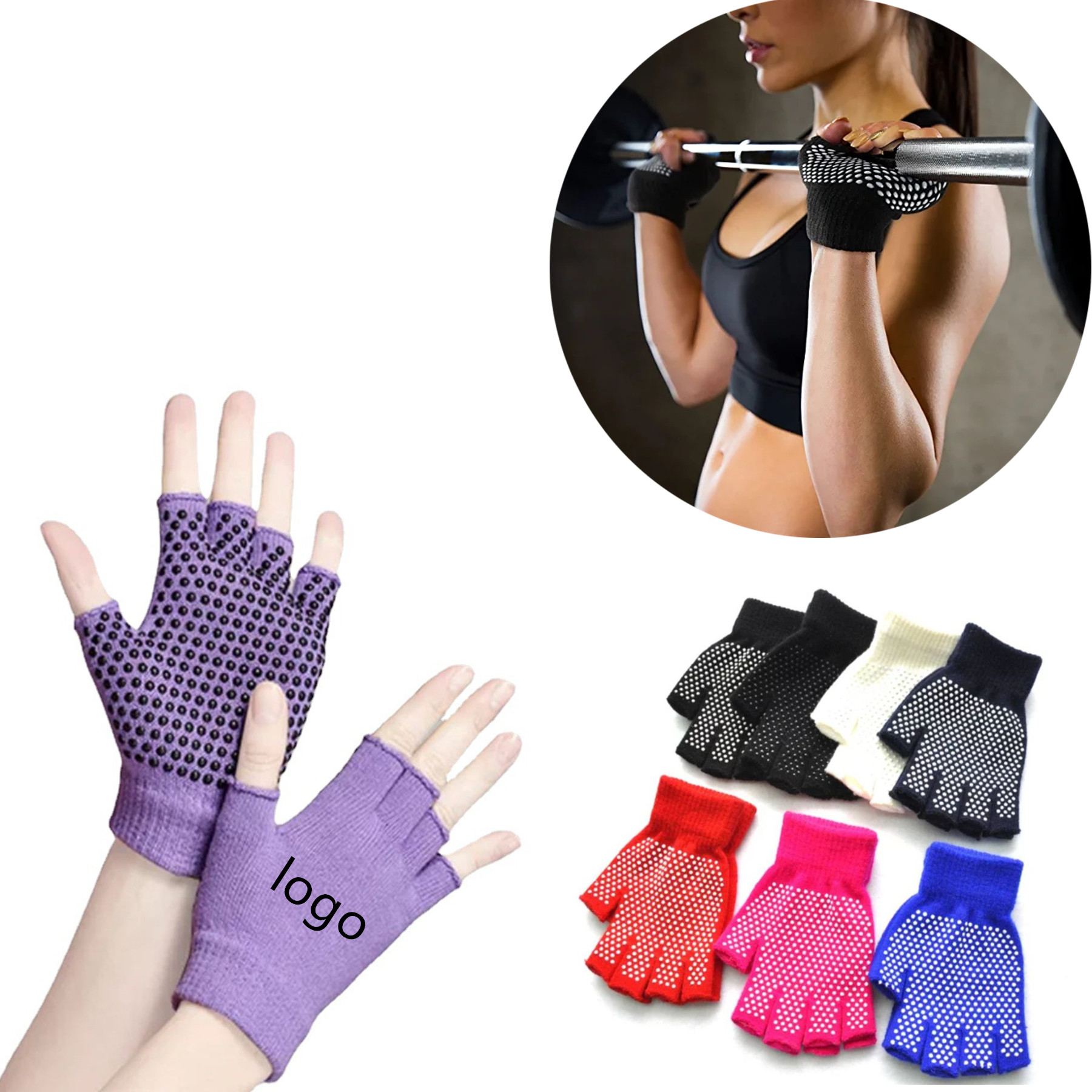 Non Slip Yoga Gloves 2