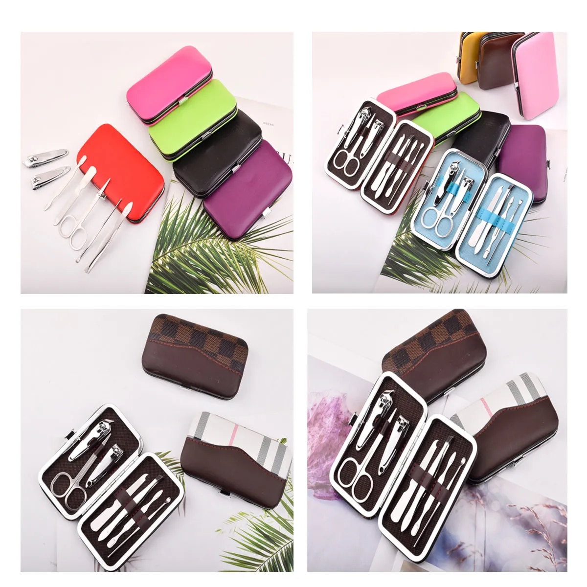 7pcs Stainless Steel Nail Clipper Tool Set All Over Printing 1