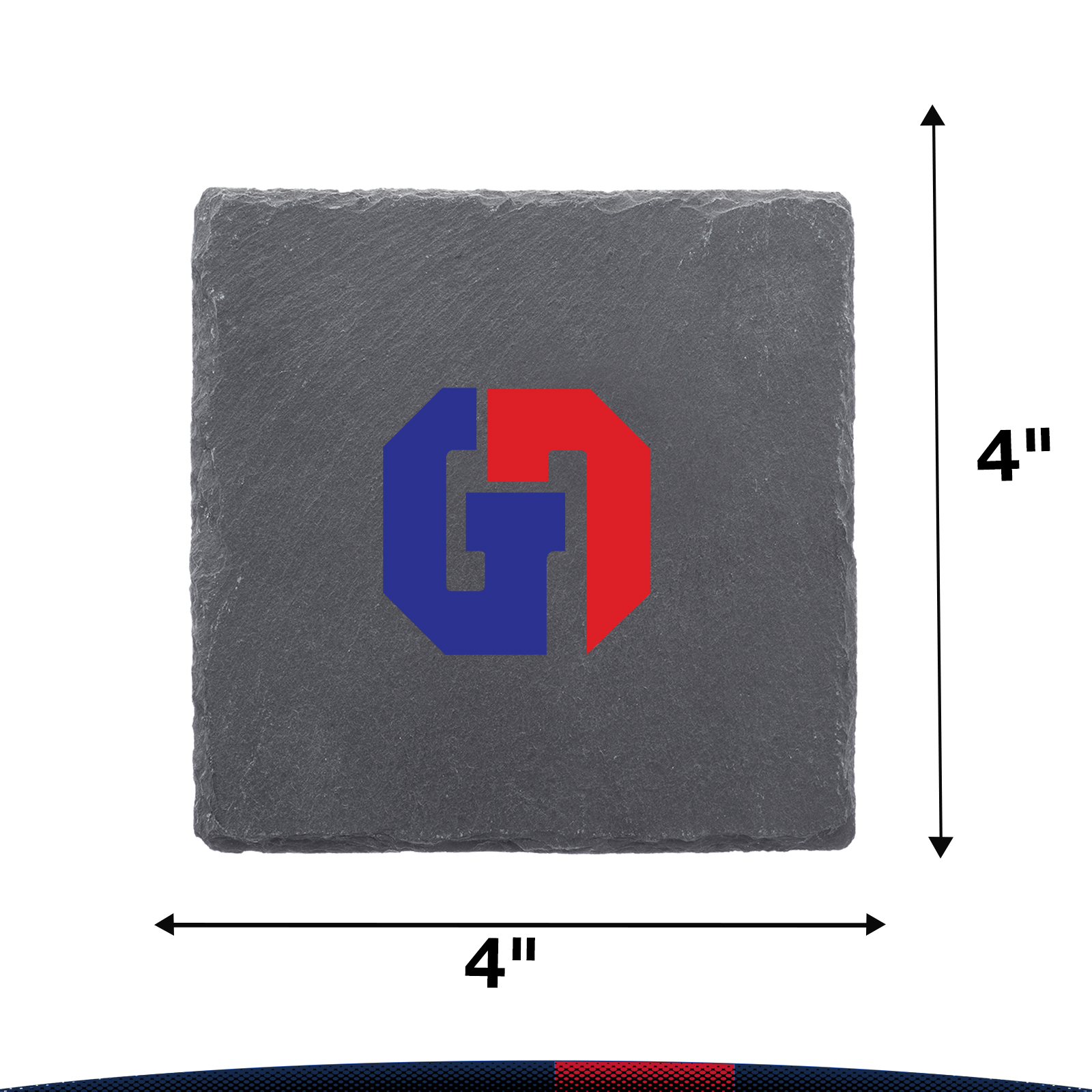 Deuro Square Slate Coasters 4