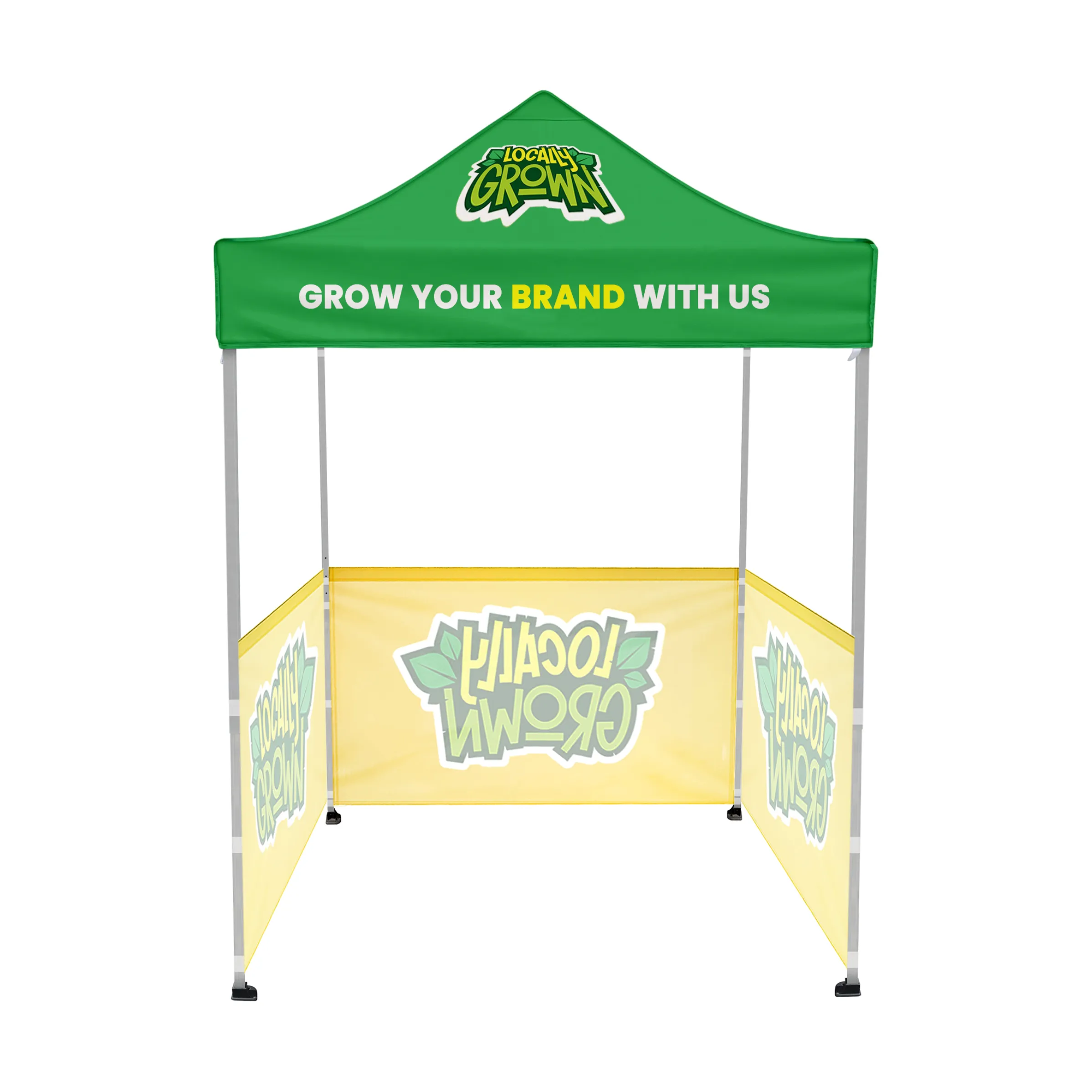 6'x6' Tent Canopy with frame and three half wall 4