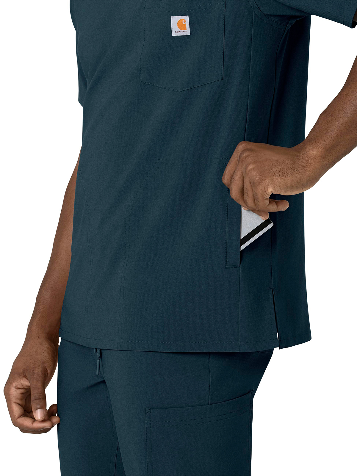 Carhartt Scrubs - Force Cross-Flex - Men's Three-Pocket V-Neck Top 38