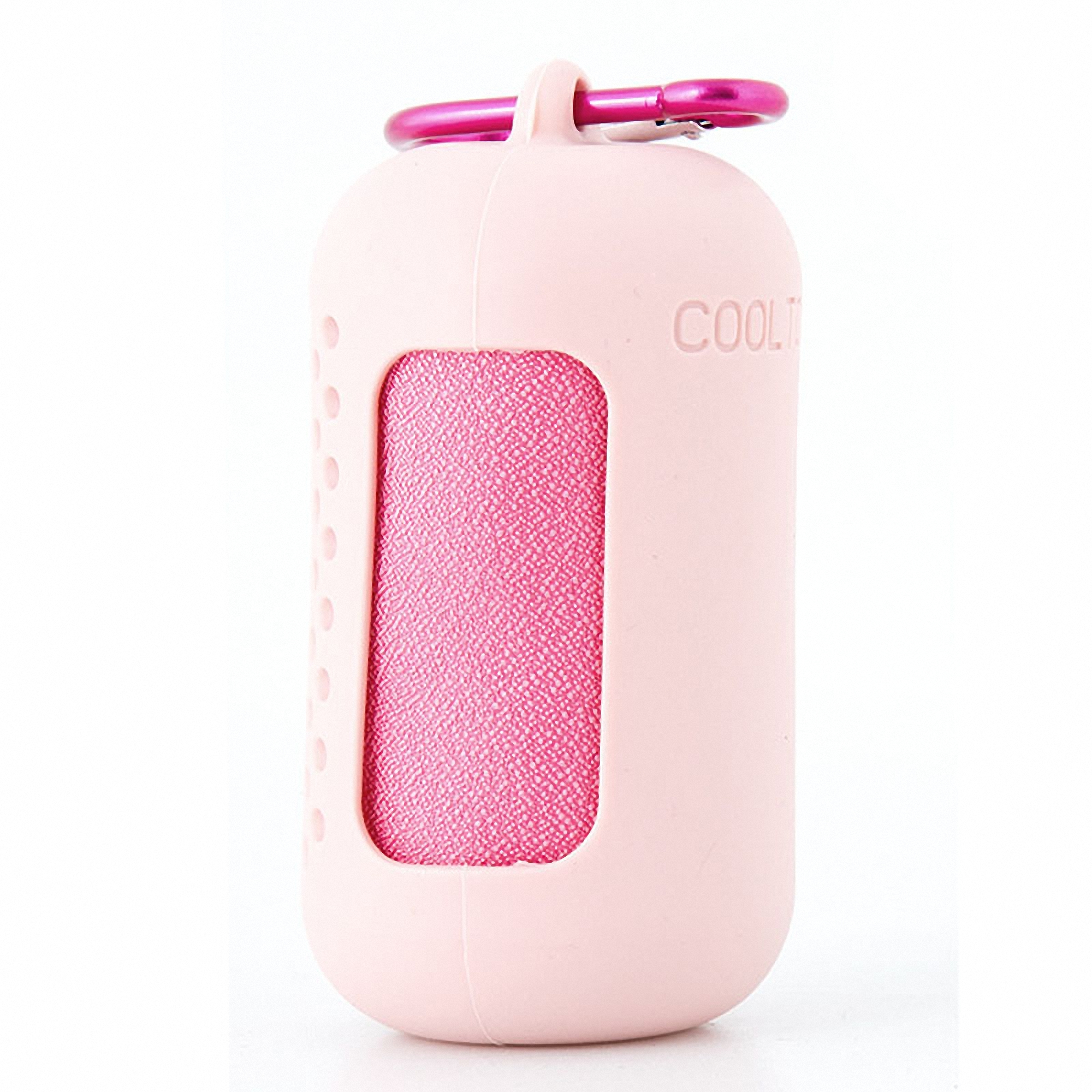 Portable Rectangular Cooling Towel with Silicone Bag 2