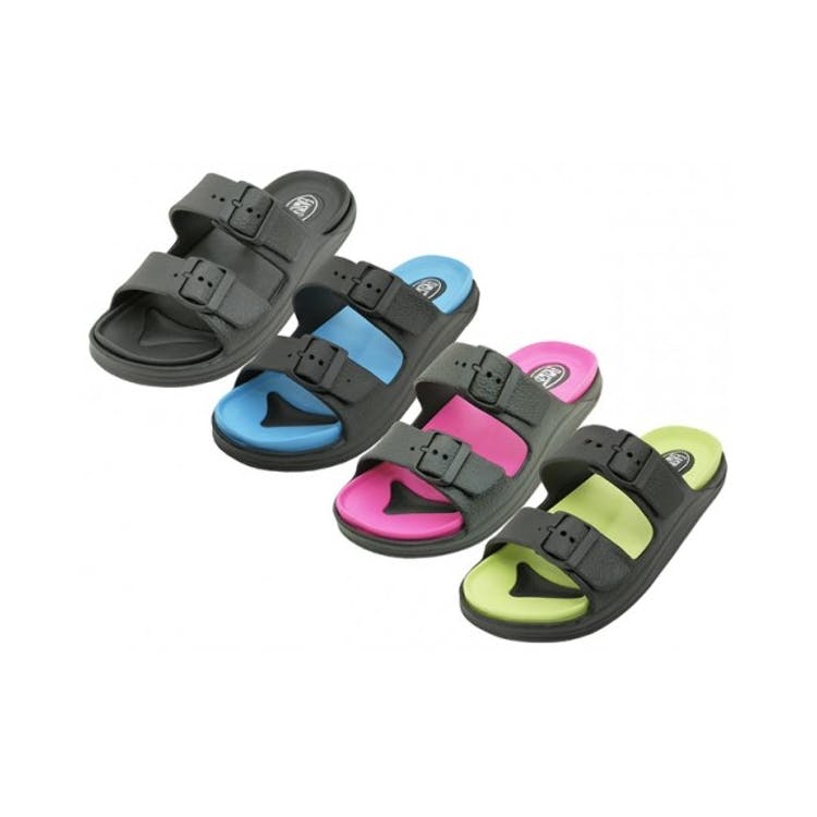Women's Double Strap Sandals - 4 Colors Sizes 6-11 2