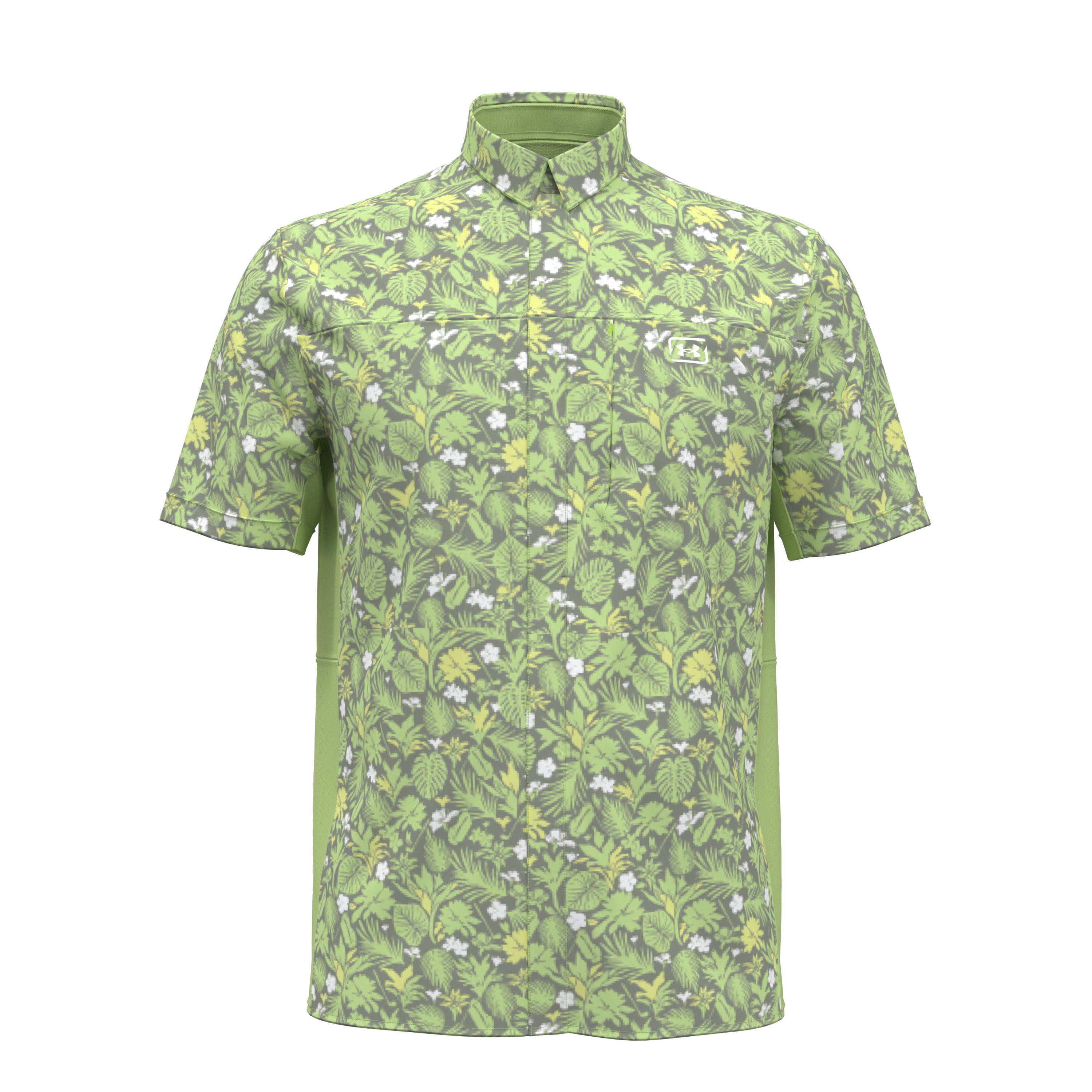 UA Fish Pro Hybrid Printed Men's Short Sleeve 2