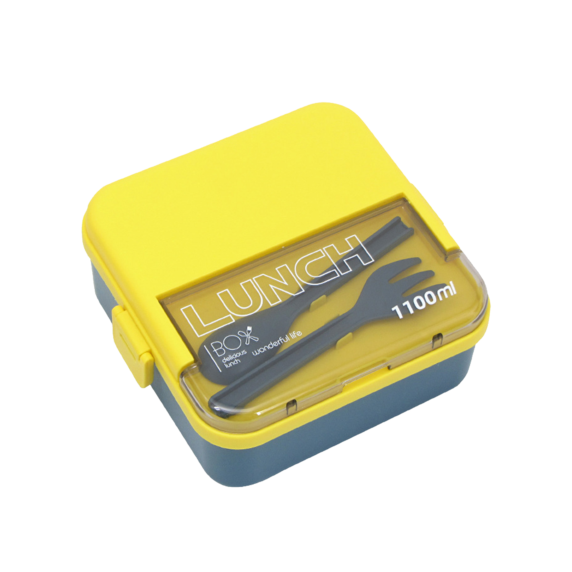Plastic Lunch Box With Utensils 13