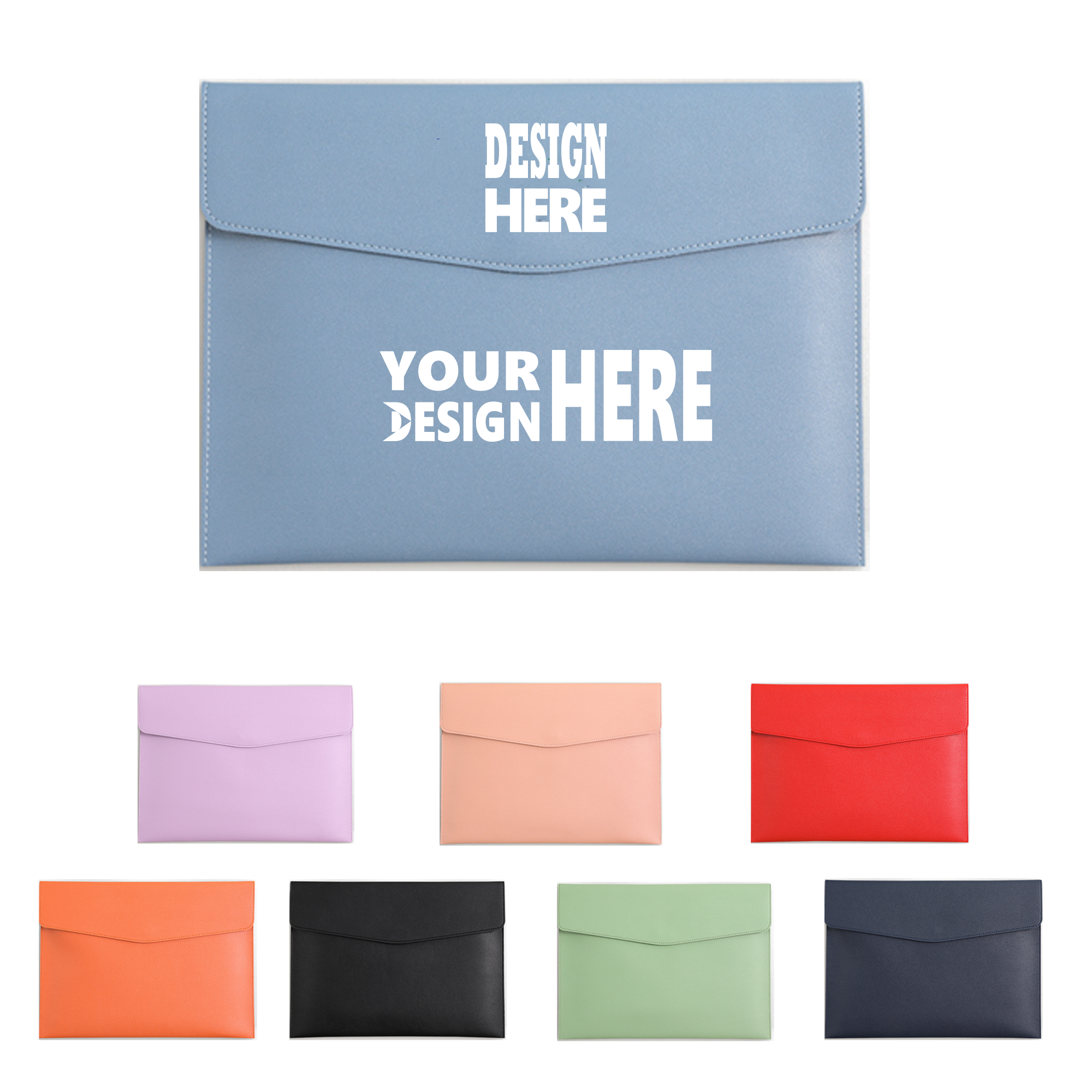 Solid Color A4 File Pouch 2