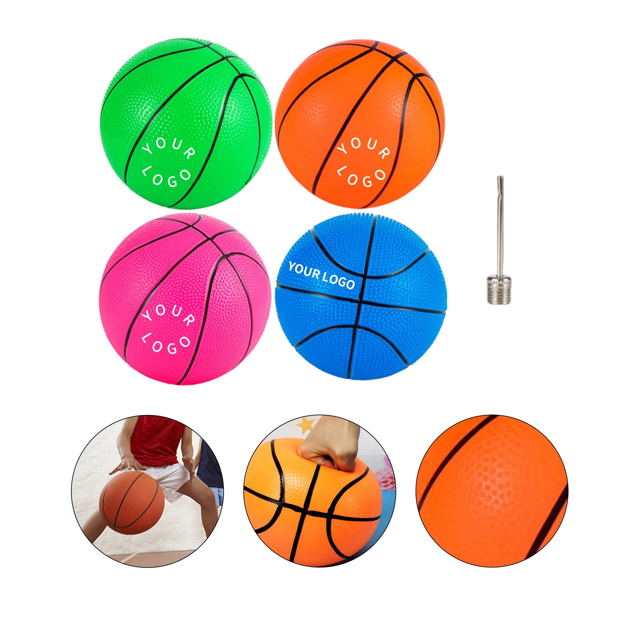Children's Training Basketball with Custom Grip 2