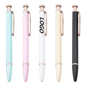 Pastel Metal Click Action Pen 5