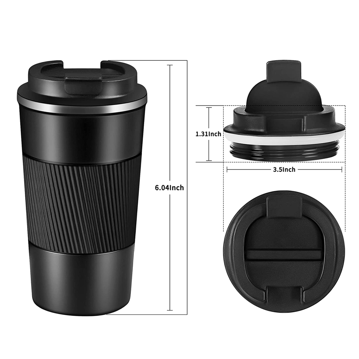 17Oz Double Walled Insulated Vacuum Coffee Tumbler 2