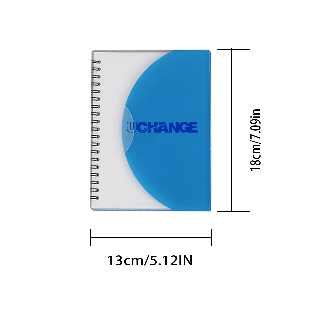 Spiral Notebook With Translucent Pocket Cover 2