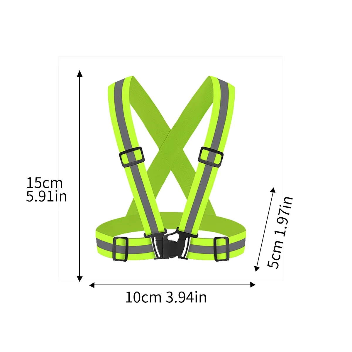 Adjustable Reflective Running Harness 2