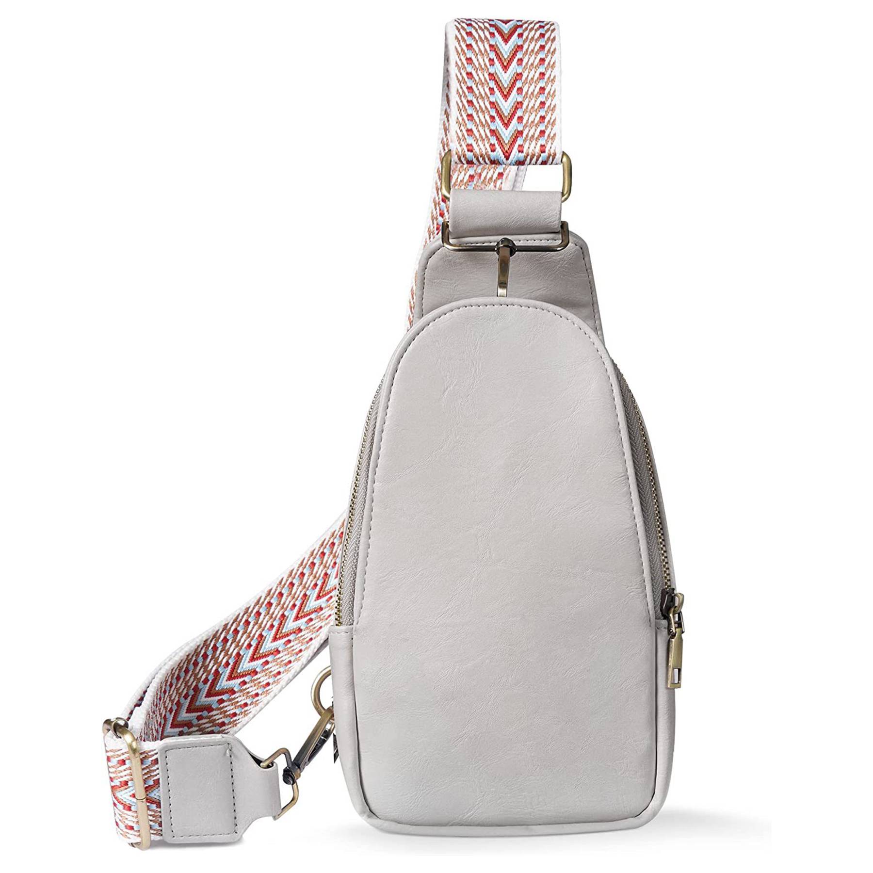 PU Leather Small Crossbody Sling Backpack Multipurpose 7