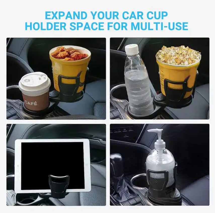 2 in 1 Multifunctional Car Cup Holder 2