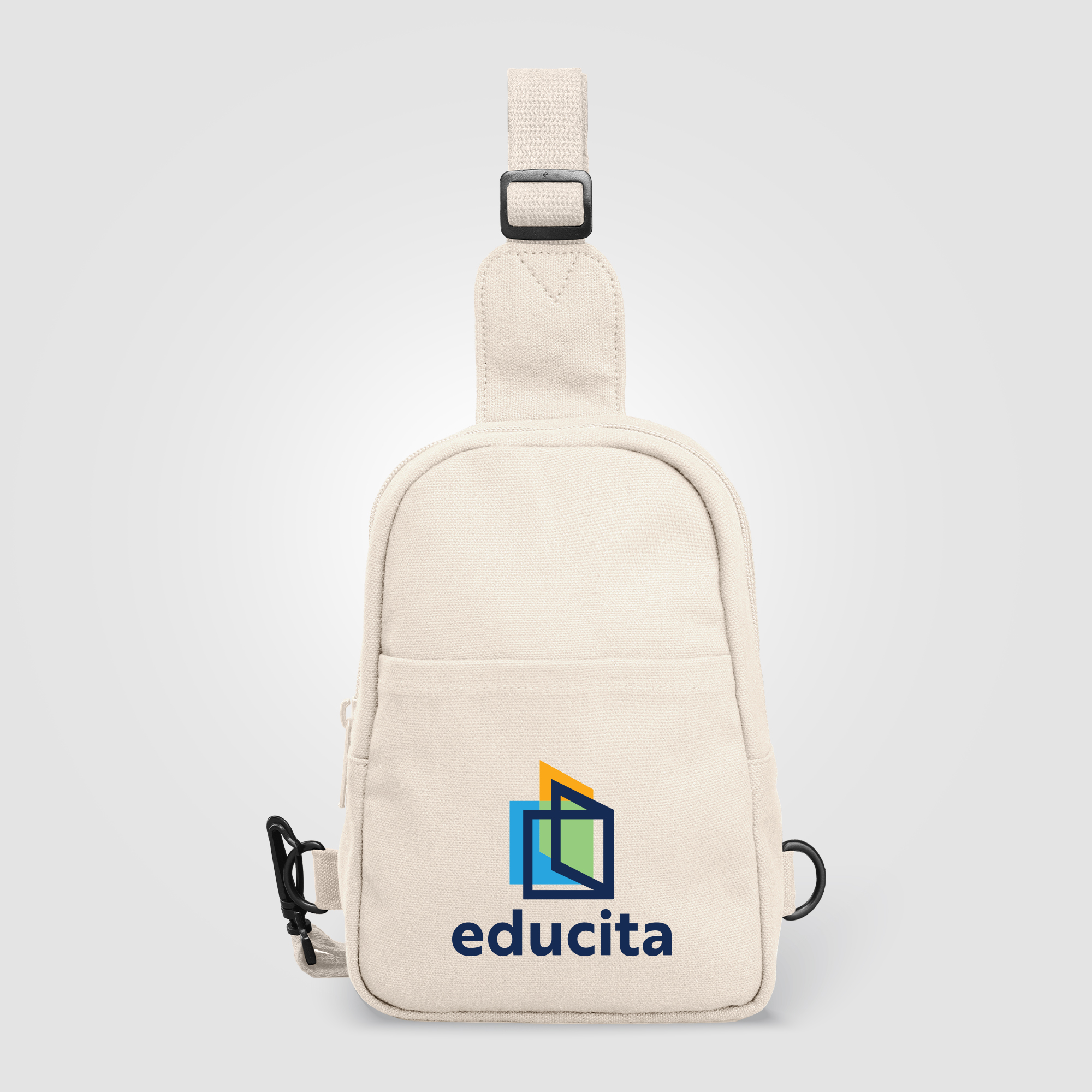 Canyon 12oz. Recycled Cotton Adjustable Strap Crossbody Bag - 1.5L 4