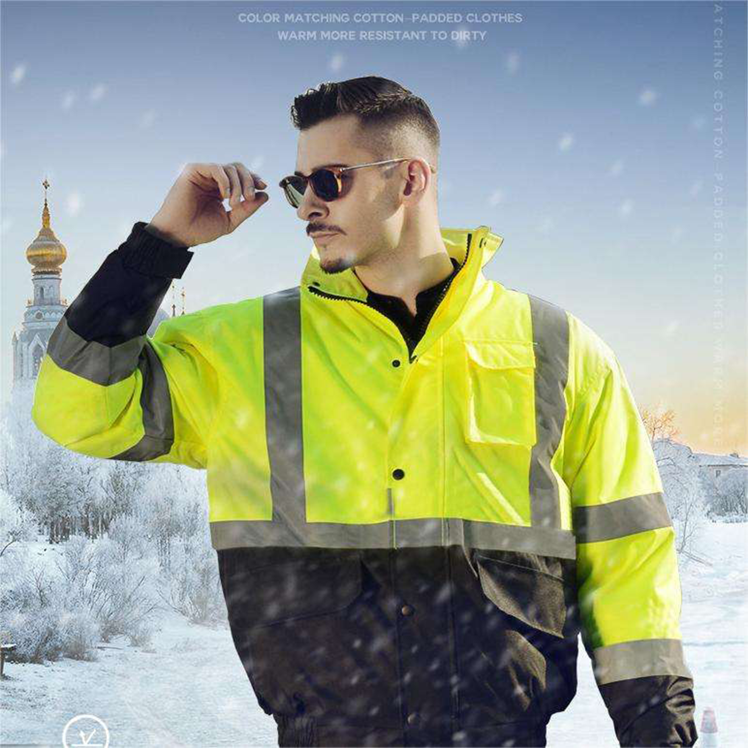 Winter Reflective Safety Jacket 10