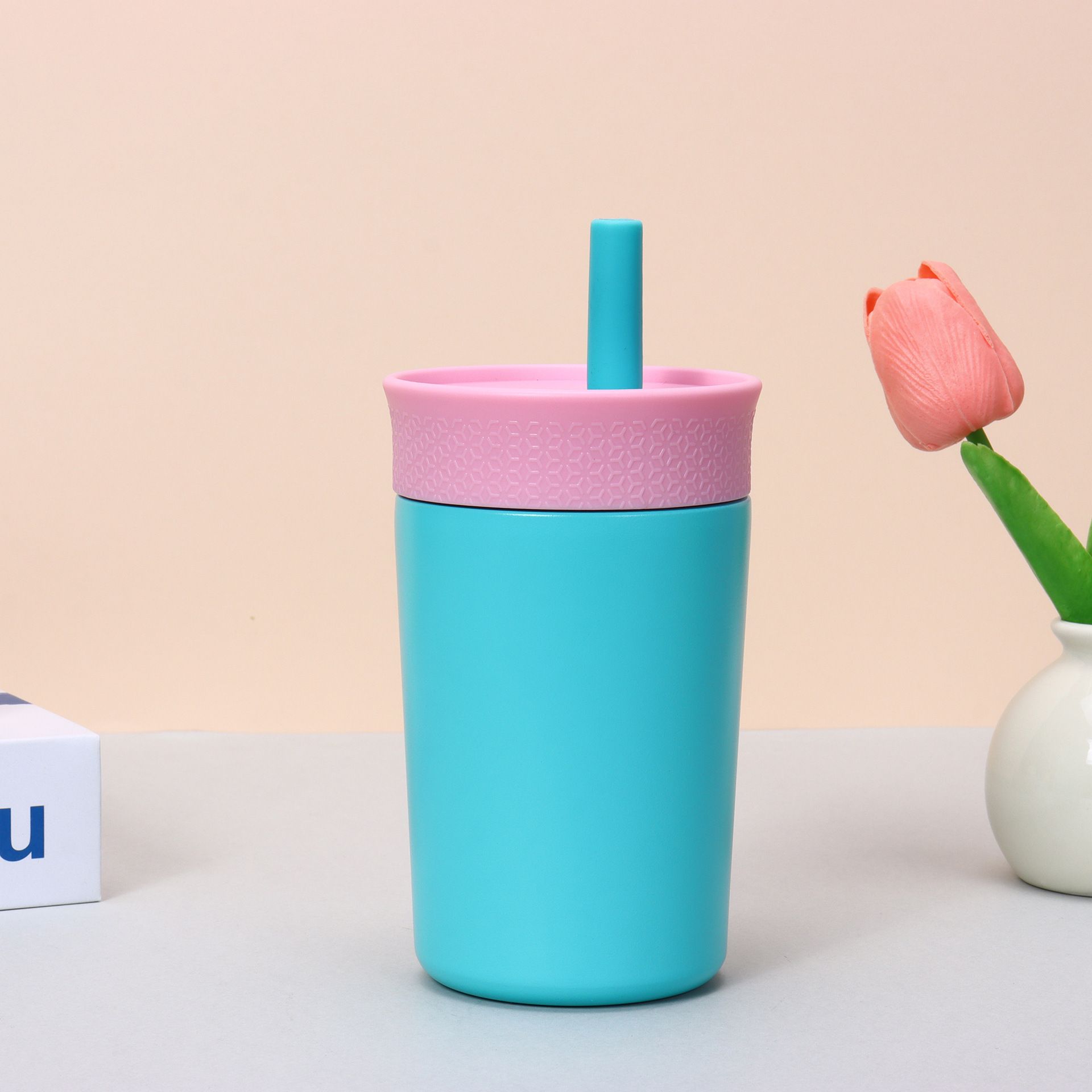12oz Insulation Tumbler with Straw 3