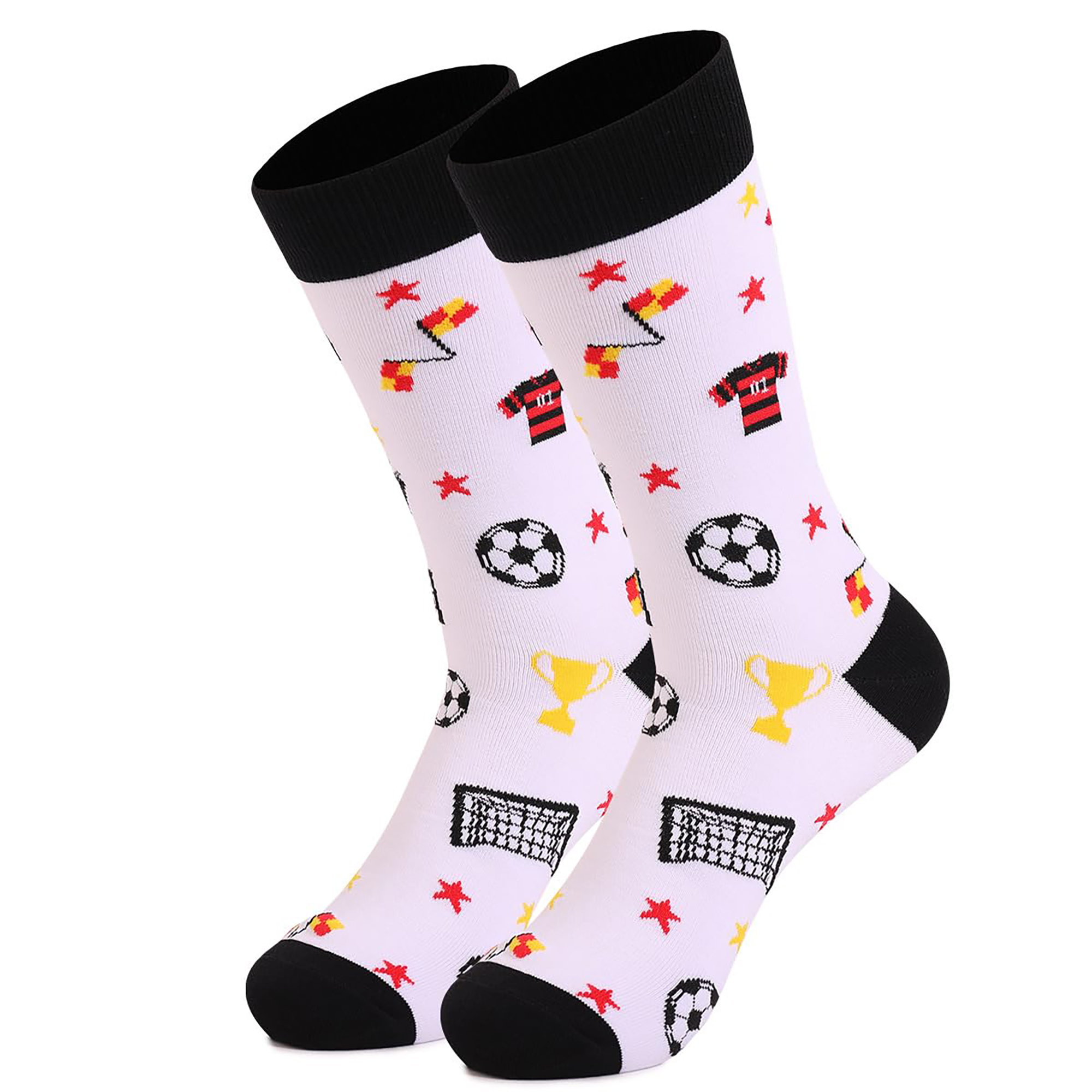 Custom High-Quality Cotton Jacquard Long Socks 2