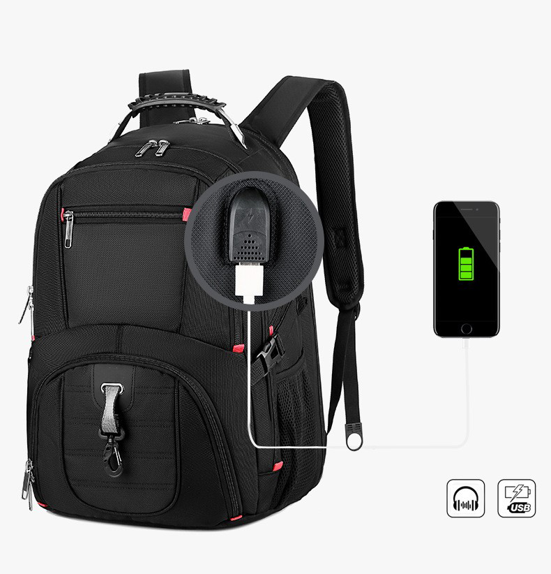 Business Work Backpack With USB Charging Port 13